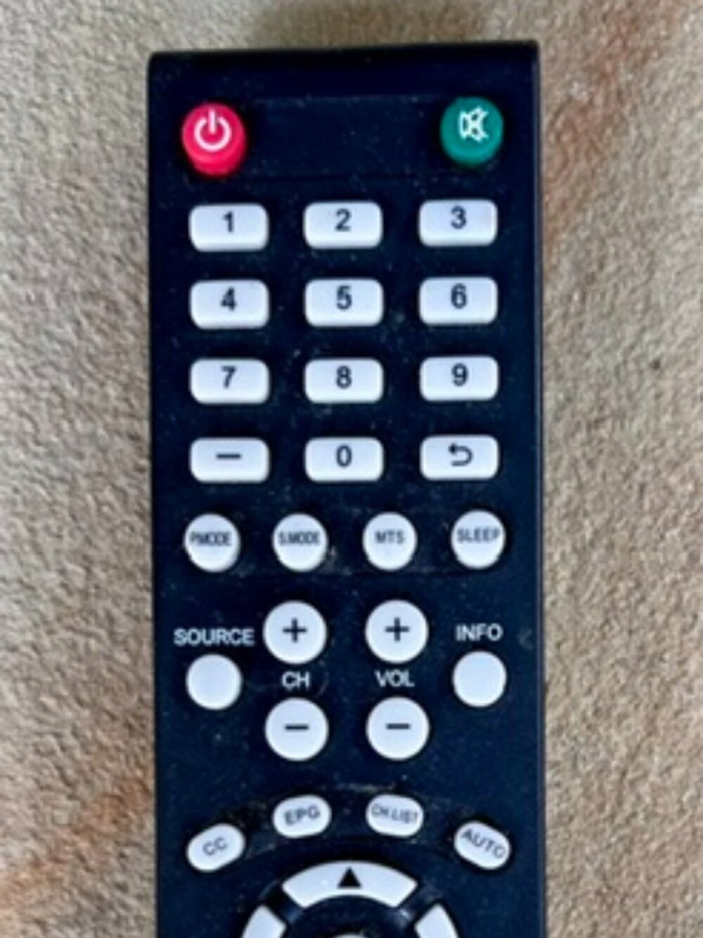 PROSCAN Remote Control for TV/DVD Player